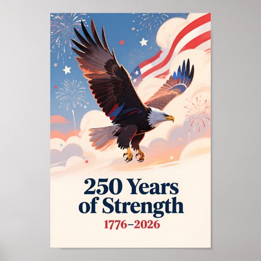 アメリカ 250周年 ハーク 愛国者 1776–2026 ポスター (正面)