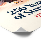 アメリカ 250周年 ハーク 愛国者 1776–2026 ポスター (角)