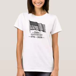 アメリカ 250周年 1776-2026 Tシャツ