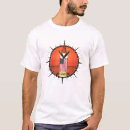 アメリカ "250年とカウント中" ハクトウワシ 飛翔 Tシャツ