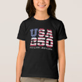 アメリカ 250 独立記念日 トライブレンドTシャツ (正面)