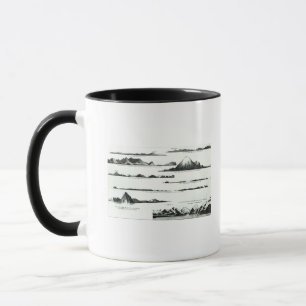 アメリカ、c.1778の西海岸の眺め マグカップ