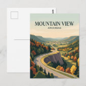 アメリカ、Mountain View ポストカード (正面/裏面)