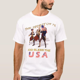 アメリカ – Spirit of 76 - God Bless the USA Tシャツ