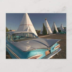 アメリカ, USA, アリゾナ州, ホルブрук ルート66, ウィグワム2 ポストカード