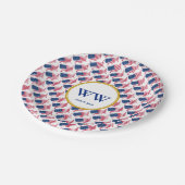 アメリカ USA 国旗 誕生日 遺産 パーティー ペーパープレート (アングル)