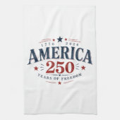 アメリカ USA 250周年, 自由の250年 キッチンタオル (縦)