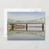 アメリカ、WV、パーカーズバーグ。パーカーズバーグ・ベルプレ ポストカード (正面/裏面)