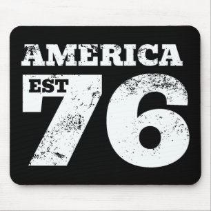 アメリカEst 1776愛国心 マウスパッド