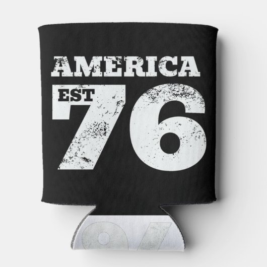 アメリカEst 1776愛国心 缶クーラー (裏面)