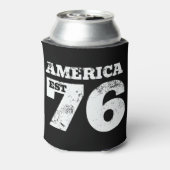 アメリカEst 1776愛国心 缶クーラー (缶裏面)
