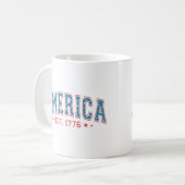 アメリカEst 1776 コーヒーマグカップ (正面左)