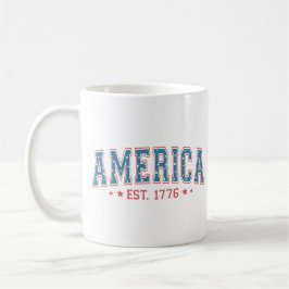 アメリカEst 1776 コーヒーマグカップ