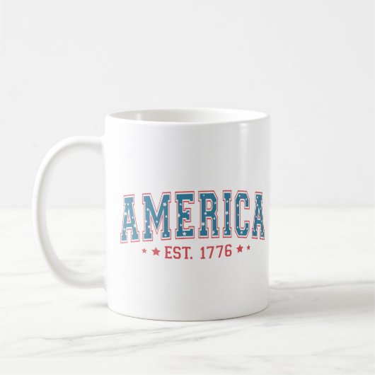 アメリカEst 1776 コーヒーマグカップ (左)