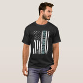 アメリカFと父最高のの日パパ贈り物 Tシャツ (正面フル)