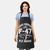 アメリカF-47を7月4日に再び飛行させる エプロン (着用した状態)