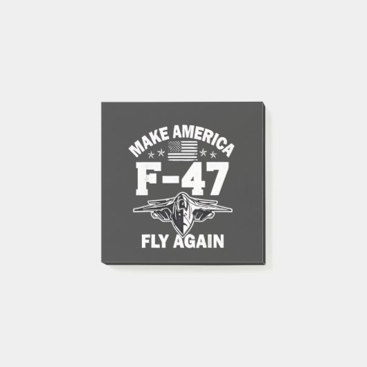 アメリカF-47を7月4日に再び飛行させる ポストイット (正面)