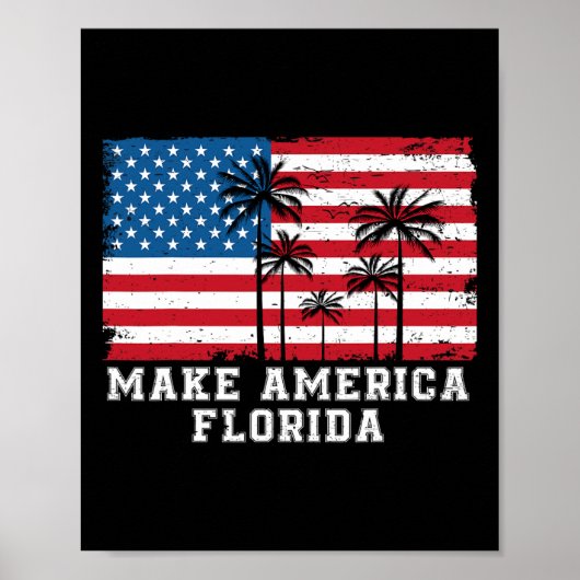 アメリカFlorida Desantis 2024トランプDesantis 選 ポスター (正面)