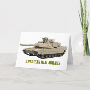 アメリカM1A1 ABRAMSタンク カード