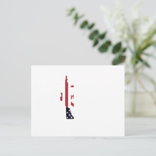 アメリカM4 ポストカード (スタンド正面)