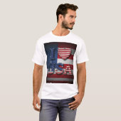 アメリカTシャツが大好き – アメリカのプライドを見せて» Tシャツ (正面フル)