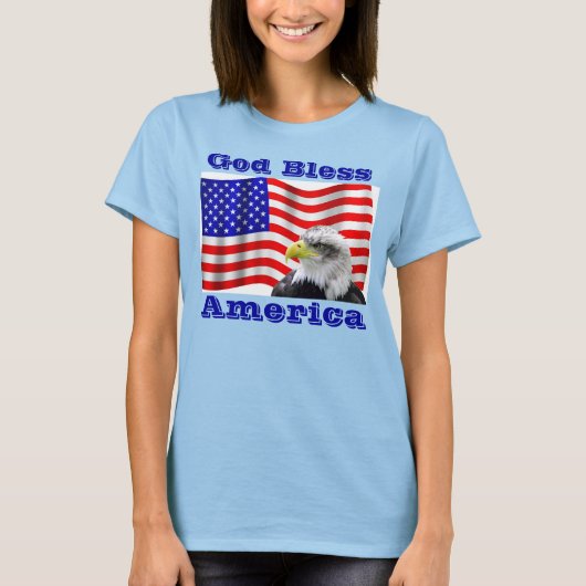 アメリカTシャツを祝福する Tシャツ (正面)