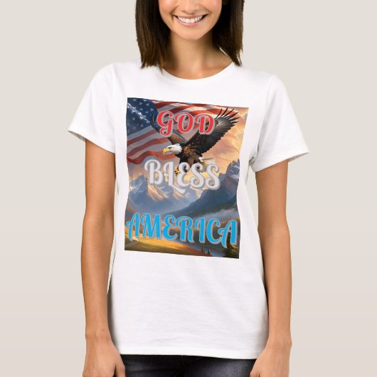 アメリカTシャツを祝福せよ Tシャツ (正面)