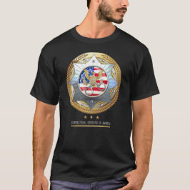 アメリカTシャツダーク矯正将校 Tシャツ