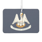 アメリカTシャツ、ルイジアナの紋章 カーエアーフレッシュナー (裏面)