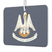 アメリカTシャツ、ルイジアナの紋章 カーエアーフレッシュナー (左)