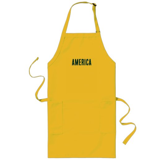 アメリカTシャツ ロングエプロン (正面)