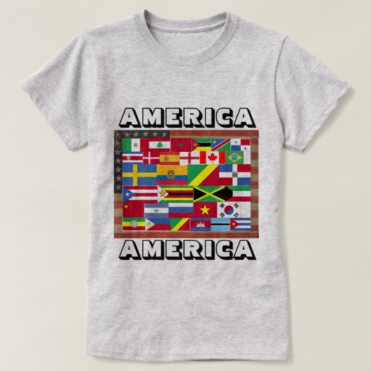 アメリカTシャツ Tシャツ (デザイン正面)
