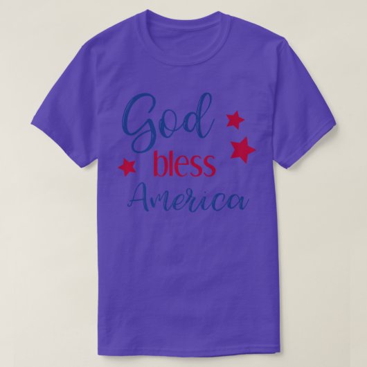 アメリカT愛国国旗のお祝い Tシャツ (デザイン正面)