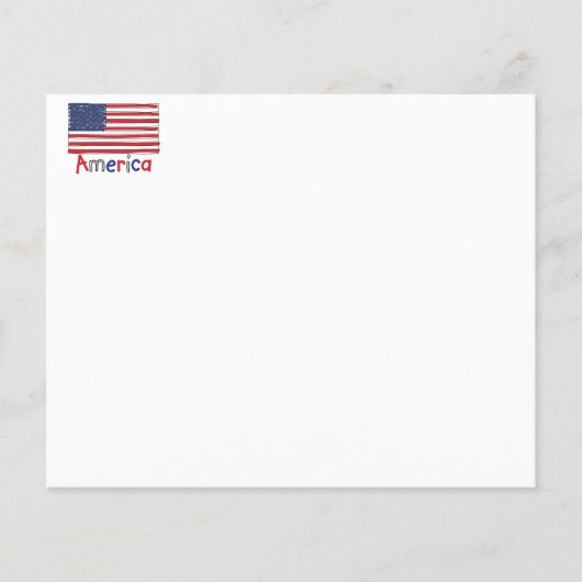 アメリカUSAキッズ国旗 チラシ (正面)