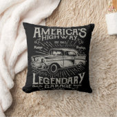 アメリクラシックカのマッスルカー |の改造ハイウェイ クッション (ブランケット)