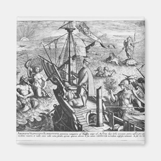 アメリゴ・ヴェスプッチ マグネット (正面)