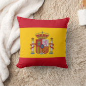 アメリスペインのカのモージョピロー国旗 クッション (ブランケット)
