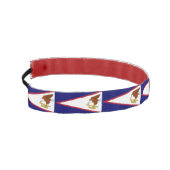 アメリスリップまたは滑ることカス・サモア国旗を持つノンヘッドバンド アスレチックヘッドバンド (左)
