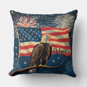 アメリパーソナライズされたカの大物 クッション (正面)