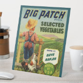 アメリパーソナライズされたカの田舎育ちの農家 台座サイン (インサイチュ)