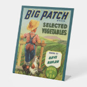 アメリパーソナライズされたカの田舎育ちの農家 台座サイン (正面)