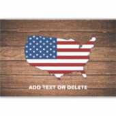 アメリモダンカの地図 シール (正面)