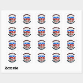 アメリロシアのカのサッカーボール スクエアシール (シート)