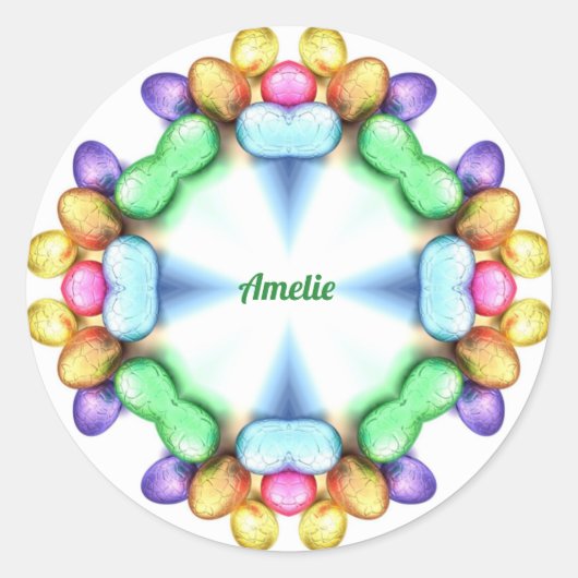 アメリー~イースターうわー!かわいらしイースター与えの~ ラウンドシール (正面)