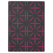 アメリー～ブラック&ピンクデザイン クリップボード (裏面)