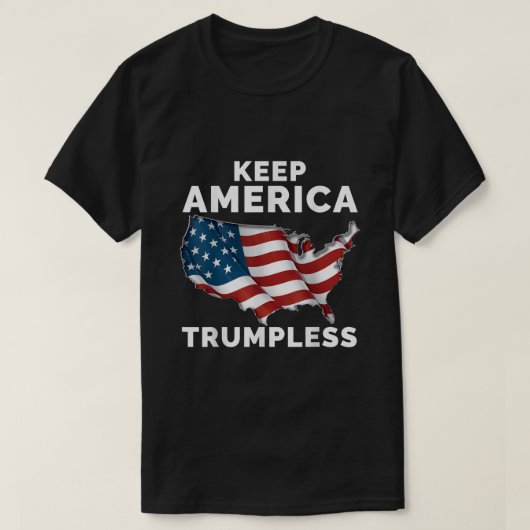 アメリ保カ・トランプレス Tシャツ (デザイン正面)