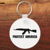 アメリ保護カのキーチェーン キーホルダー (正面)