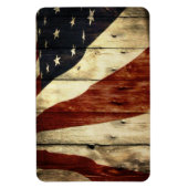 アメリ初期のカーナバーンウッドアメリカ国旗 マグネット (縦)