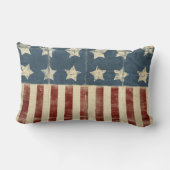 アメリ動揺してカ国旗への影響 ランバークッション (裏面)