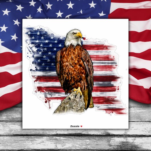 アメリ威厳のあるカ国旗のビニール貼りのイーグル シール